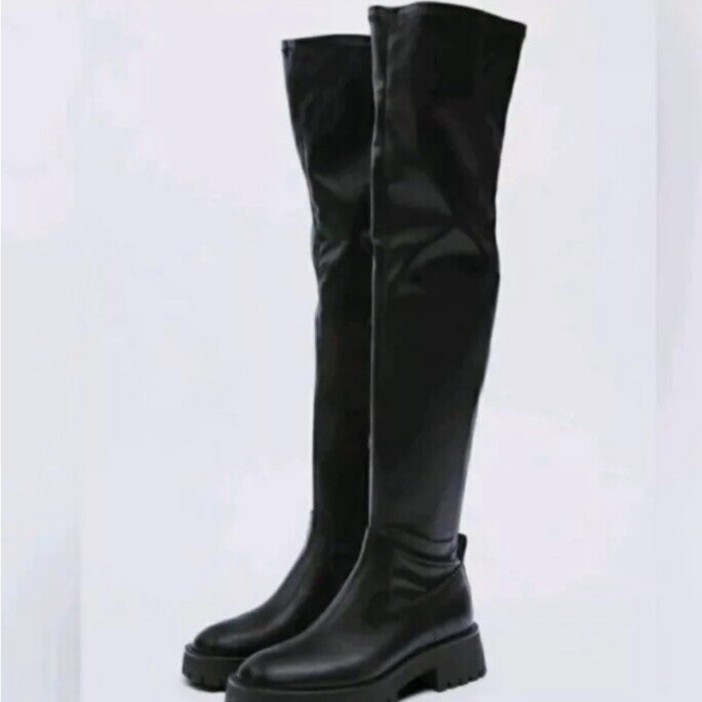 Zara over the knee boot